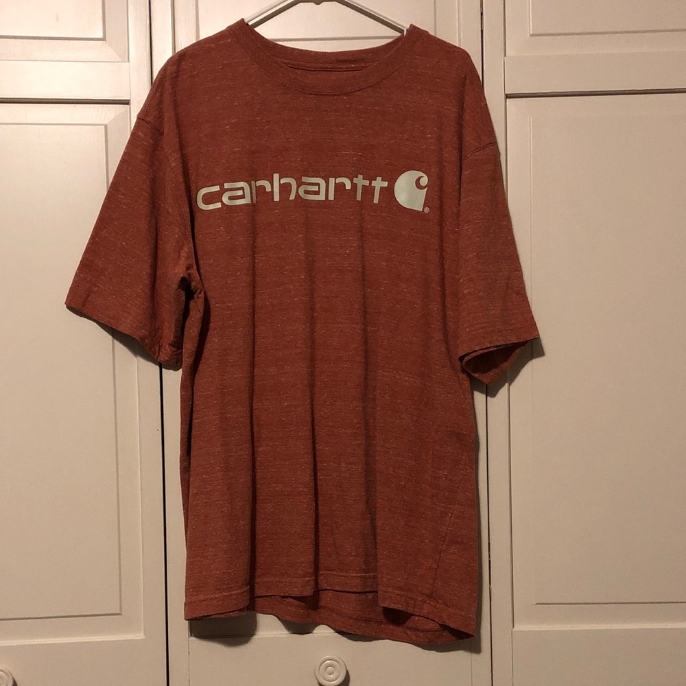 Carhartt Men's Heathered Rust Short Sleeve Tee